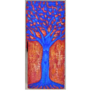 Luchoomun Krishna - Figure on Wood