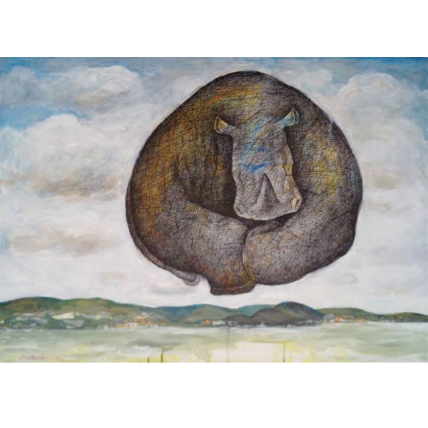 Ng Bee - Flying Rhino Over Rab