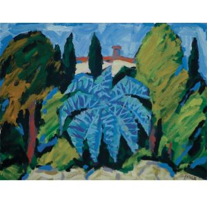 Đuro Seder - Palms with Roofs Above