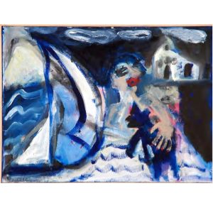 van der Linden Hetty - Woman and Dog