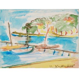 Ivan Vukušić - Boats on the Pier