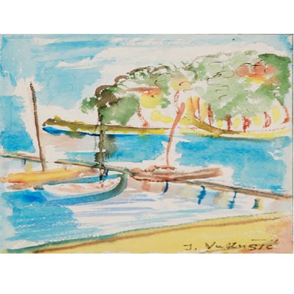 Ivan Vukušić - Boats on the Pier
